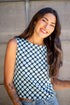 Floral Jacquard Top